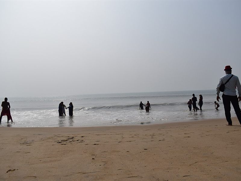 The sea beach at Puri, Odisha