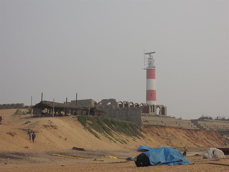 Lighthouse on the Odisha coast