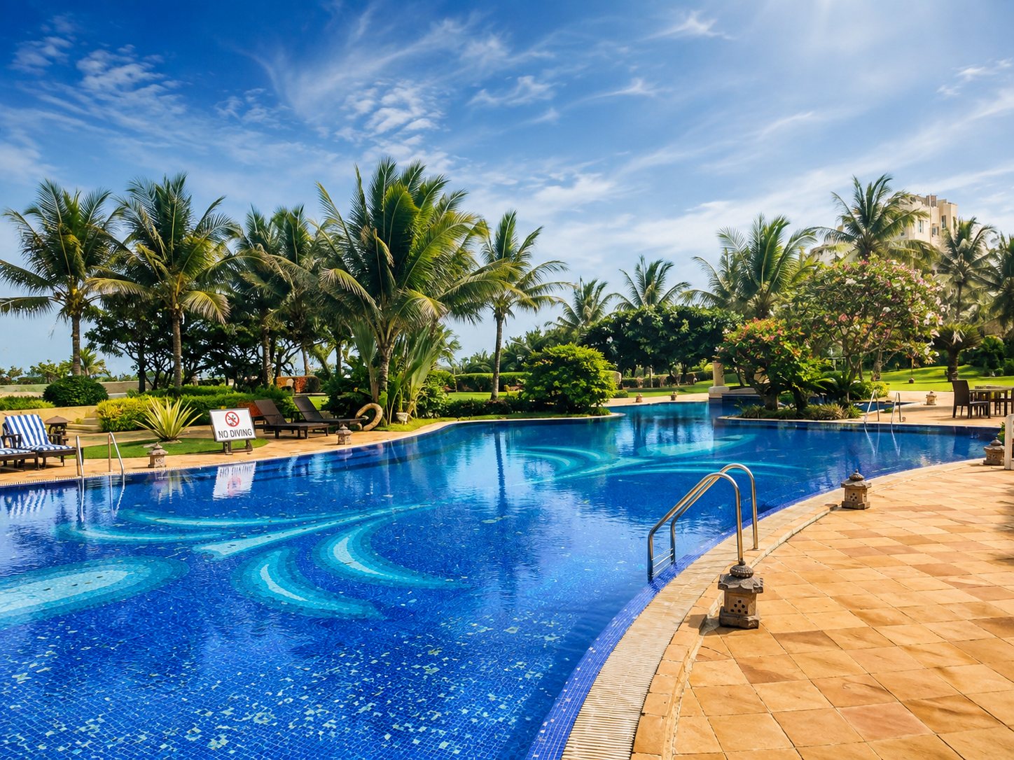 A beachfront resort in Puri