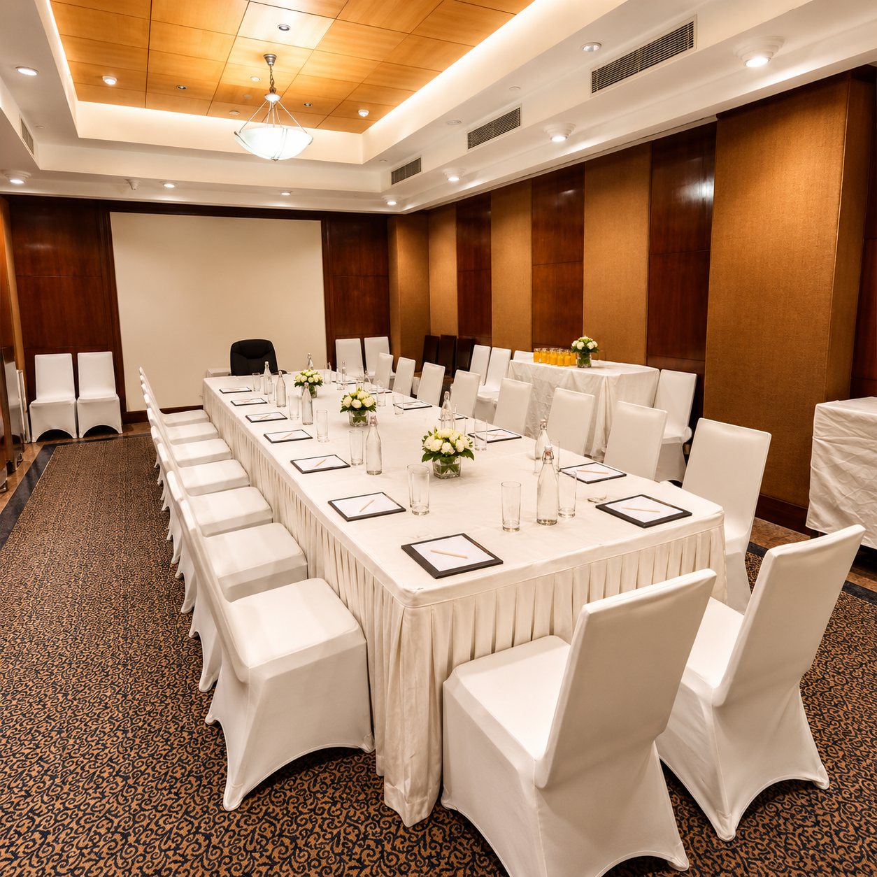 The Windsor banquet in boardroom setup at The Hans, New Delhi
